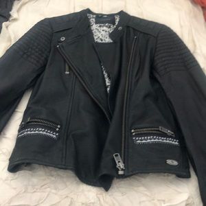 Maison scotch bike coat